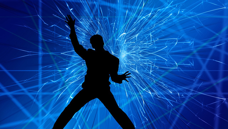 Symbolbild zur Ausstellung Laser-Licht-Leben