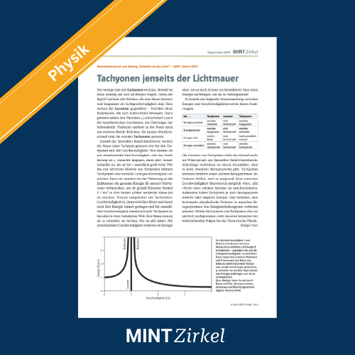 Tachyonen jenseits der Lichtmauer 3-2019 Titelbild