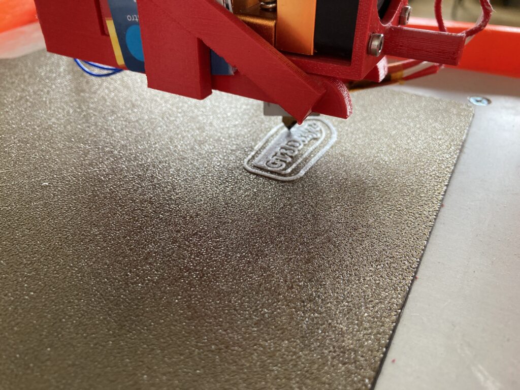 Erste Ergebnisse des 3-D-Druckers