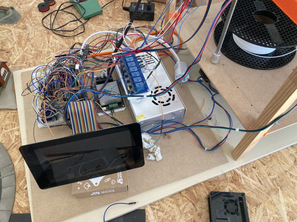 elektronische Komponenten des 3-D-Druckers